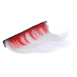 Maxbell Motorcycle Helmet Adhesive Mohawk, Cool Helmet Decoration and Accessaries Red+White - Aladdin Shoppers