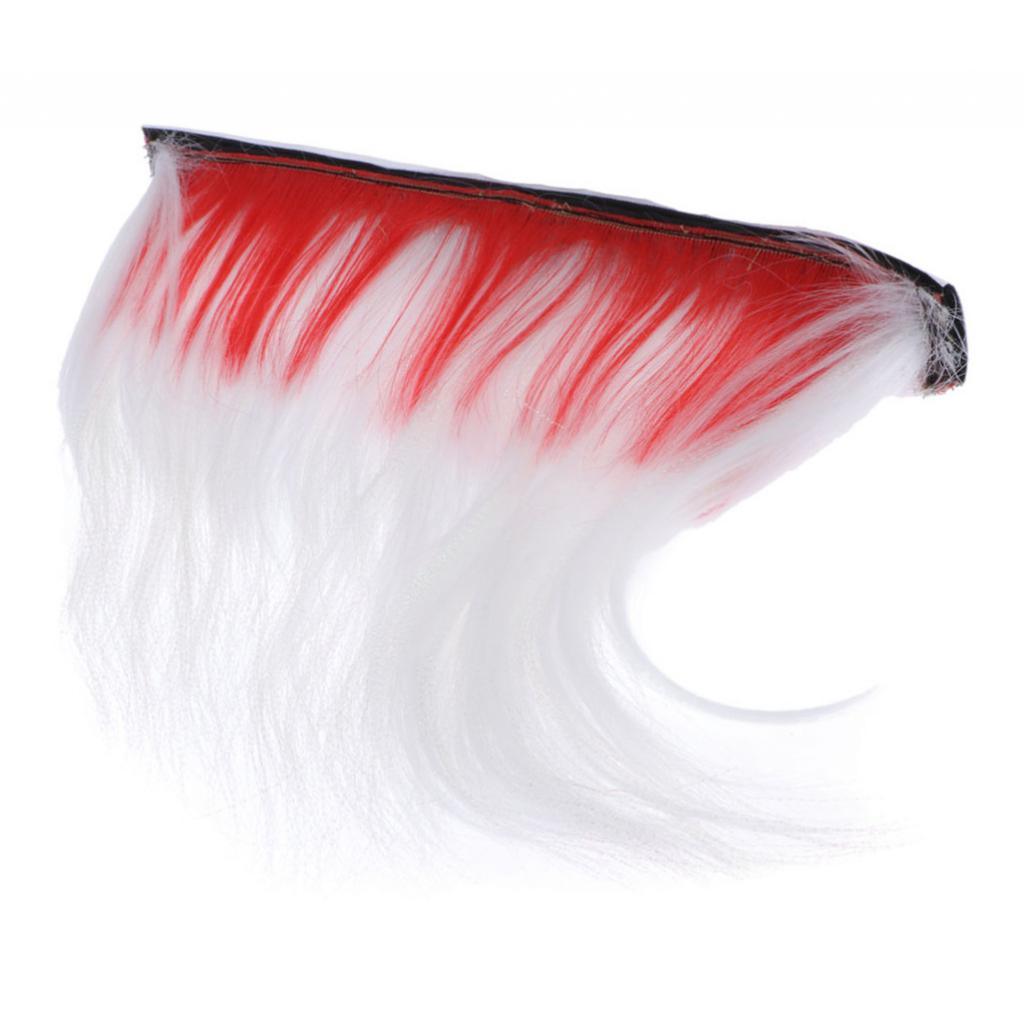 Maxbell Motorcycle Helmet Adhesive Mohawk, Cool Helmet Decoration and Accessaries Red+White - Aladdin Shoppers