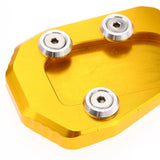 Maxbell Motorcycle Kickstand Side Extension Plate Pad for Yamaha MT-09 13-16 Yellow - Aladdin Shoppers