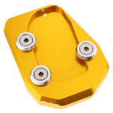 Maxbell Motorcycle Kickstand Side Extension Plate Pad for Yamaha MT-09 13-16 Yellow - Aladdin Shoppers