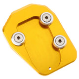 Maxbell Motorcycle Kickstand Side Extension Plate Pad for Yamaha MT-09 13-16 Yellow - Aladdin Shoppers