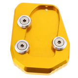 Maxbell Motorcycle Kickstand Side Extension Plate Pad for Yamaha MT-09 13-16 Yellow - Aladdin Shoppers