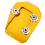 Maxbell Motorcycle Kickstand Side Extension Plate Pad for Yamaha MT-09 13-16 Yellow - Aladdin Shoppers
