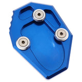 Maxbell Motorcycle Kickstand Side Stand Extension Plate Pad for YAMAHA MT-07 Blue - Aladdin Shoppers