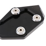 Maxbell Motorcycle Kickstand Side Stand Extension Plate Pad for YAMAHA R25 R3 Black - Aladdin Shoppers