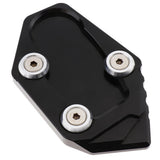 Maxbell Motorcycle Kickstand Side Stand Extension Plate Pad for YAMAHA R25 R3 Black - Aladdin Shoppers