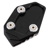 Maxbell Motorcycle Kickstand Side Stand Extension Plate Pad for YAMAHA R25 R3 Black - Aladdin Shoppers