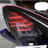 Maxbell Motorcycle LED Brake Tail Light Universal Suitable for YAMAHA R6 08-12 White - Aladdin Shoppers
