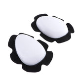 Maxbell Motorcycle Protective Gears kneepads Knee Pads Slider Protector Cover White - Aladdin Shoppers