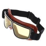 Maxbell Motorcycle Retro Goggle Glasse For Harley Helmet Pilot Cruiser Riding #Brown - Aladdin Shoppers