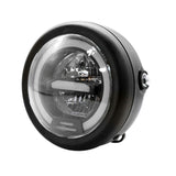 Maxbell Motorcycle Round LED Halo Headlight Bulb Projector for Harley - Aladdin Shoppers