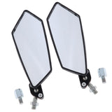 Maxbell Motorcycle Scooter Moped Rearview Mirror 8/10mm for XF125/ZY100T Black - Aladdin Shoppers