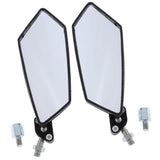 Maxbell Motorcycle Scooter Moped Rearview Mirror 8/10mm for XF125/ZY100T Black - Aladdin Shoppers