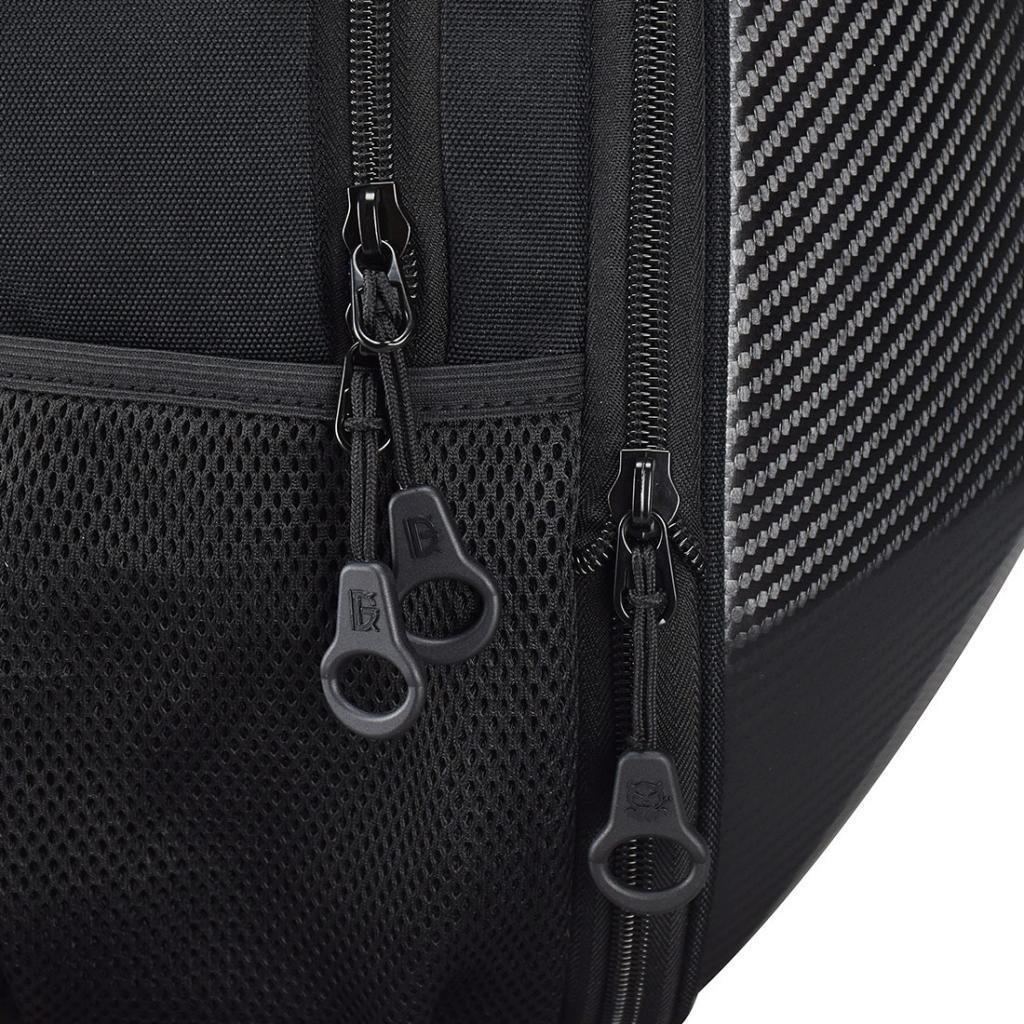 Maxbell Motorcycle Shoulder Bag Waterproof Hard Shell Backpack Carbon Fiber Color - Aladdin Shoppers