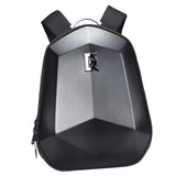 Maxbell Motorcycle Shoulder Bag Waterproof Hard Shell Backpack Carbon Fiber Color - Aladdin Shoppers