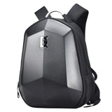 Maxbell Motorcycle Shoulder Bag Waterproof Hard Shell Backpack Carbon Fiber Color - Aladdin Shoppers