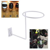 Maxbell Motorcycle Wall Mounted Wall Hooks Hat Rack Helmet Storage Holder White - Aladdin Shoppers