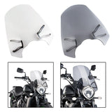 Maxbell Motorcycle Wind Deflectors+bracket for Kawasaki Vulcan S 650 2015-2018 Smoke - Aladdin Shoppers