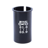 Maxbell MTB Road Bike Seatpost Reducer Tube Shim Sleeve Seat Post Adapter 31.6mm to 33.9mm Black Suit for MTB Bike, Mountain Bike, Road Bike - Aladdin Shoppers