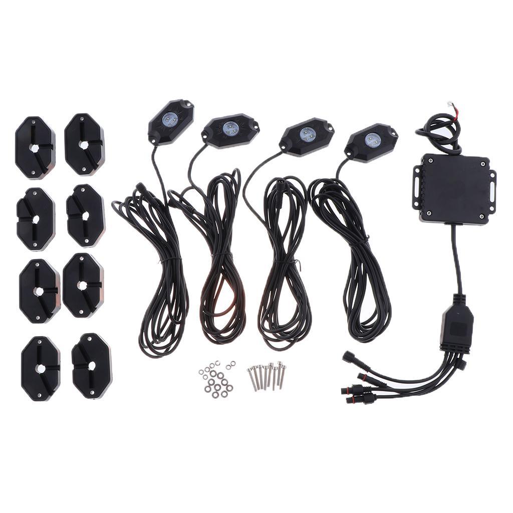 Maxbell Multi-Color Car Bluetooth Music LED Chassis Neon Lamp with Phone APP Control - Aladdin Shoppers