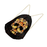 Maxbell Multi-Function Drawstring Bag Storge Bag Skull Gym Travel Backpack Lion - Aladdin Shoppers