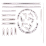 Maxbell Multi-function Knitting Board Knit and Weave Loom Craft Yarn Kit Scarf Sweater - Aladdin Shoppers