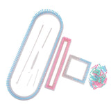 Maxbell Multi-function Knitting Board Knit and Weave Loom Craft Yarn Kit Scarf Sweater - Aladdin Shoppers