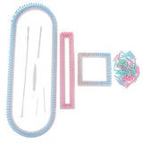 Maxbell Multi-function Knitting Board Knit and Weave Loom Craft Yarn Kit Scarf Sweater - Aladdin Shoppers