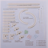 Maxbell Multi-function Knitting Board Knit and Weave Loom Craft Yarn Kit Scarf Sweater - Aladdin Shoppers