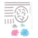 Maxbell Multi-function Knitting Board Knit and Weave Loom Craft Yarn Kit Scarf Sweater - Aladdin Shoppers