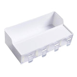 Maxbell Multi-function Spice Jar Rack Condiment Pot Container Cruet Organizer White - Aladdin Shoppers