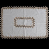 Maxbell Multi-Purpose Lace Tablecloth Dinner Picnic Table Cloth white 130X180cm - Aladdin Shoppers