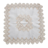 Maxbell Multi-Purpose Lace Tablecloth Dinner Picnic Table Cloth white 85X85cm - Aladdin Shoppers