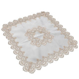 Maxbell Multi-Purpose Lace Tablecloth Dinner Picnic Table Cloth white 85X85cm - Aladdin Shoppers