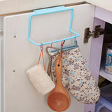 Maxbell Multi-purpose Towel Rack Over Door Towel Hanger Kitchen Storage Blue - Aladdin Shoppers