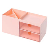 Maxbell Multifunctional Household Office Supplies 2 Drawers Desktop Organizer Pink - Aladdin Shoppers