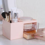 Maxbell Multifunctional Household Office Supplies 2 Drawers Desktop Organizer Pink - Aladdin Shoppers