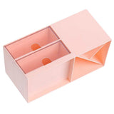 Maxbell Multifunctional Household Office Supplies 2 Drawers Desktop Organizer Pink - Aladdin Shoppers