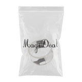 Maxbell Napkin Serviette Ring Table Adornment for Wedding Party FKD091 Silver - Aladdin Shoppers