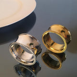 Maxbell Napkin Serviette Ring Table Adornment for Wedding Party FKD092 Gold - Aladdin Shoppers