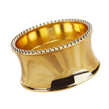 Maxbell Napkin Serviette Ring Table Adornment for Wedding Party FKD092 Gold - Aladdin Shoppers