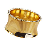 Maxbell Napkin Serviette Ring Table Adornment for Wedding Party FKD092 Gold - Aladdin Shoppers