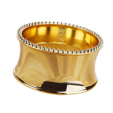 Maxbell Napkin Serviette Ring Table Adornment for Wedding Party FKD092 Gold - Aladdin Shoppers