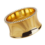Maxbell Napkin Serviette Ring Table Adornment for Wedding Party FKD092 Gold - Aladdin Shoppers