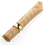Maxbell Napkin Serviette Ring Table Adornment for Wedding Party FKD092 Gold - Aladdin Shoppers