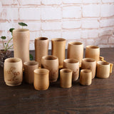 Maxbell Natural Bamboo Drinking Cup Beer Juice Mug Cup Wooden Tea Cup Sake Cups A - Aladdin Shoppers