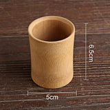 Maxbell Natural Bamboo Drinking Cup Beer Juice Mug Cup Wooden Tea Cup Sake Cups A - Aladdin Shoppers