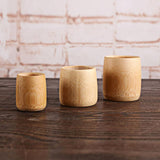 Maxbell Natural Bamboo Drinking Cup Beer Juice Mug Cup Wooden Tea Cup Sake Cups C - Aladdin Shoppers