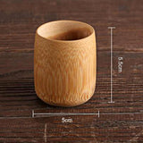 Maxbell Natural Bamboo Drinking Cup Beer Juice Mug Cup Wooden Tea Cup Sake Cups C - Aladdin Shoppers