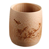 Maxbell Natural Bamboo Drinking Cup Beer Juice Mug Cup Wooden Tea Cup Sake Cups F - Aladdin Shoppers
